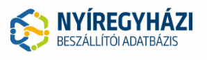 Nyíregyházi Beszállítói Adatbázis